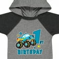 thumbnail image 4 of Inktastic 1st Birthday Monster Truck Boys Baby Bodysuit, 4 of 5