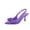 Purple, variant on Women's Fashionable Casual Solid Color Pointed Toe Open Back Style High Heels Shoes Slingback Kitten Heels Pointed Comfortable Dress Shoes Gifts