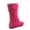 Pink, variant on Klein-70 Girls Kid's Causal Flat Heel Buckles Zipper Slouchy Mid Calf Boots Shoes ( Dusty Pink, 10 )