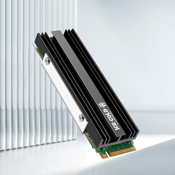 M.2 NGFF NVME 2280 SSD Heatsink with Silicone Thermal Pad Cooling Pad Aluminum Alloy Cooling Cooler Radiator for PS5 Desktop PC