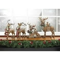 thumbnail image 2 of Christmas Collection 10018998 Décor de Rennes Assis en Bois&44; Bleu, 2 of 2