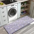 thumbnail image 3 of Purple Cartoon Unicorn Rainbow Cloud Moon Lollipop Kitchen Rug Mat,Kitchen Runner Rugs Non Skid Washable,Decorative Kitchen Floor Mats for Kitchen,Sink,Laundry,17"x47.2", 3 of 7