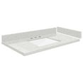 thumbnail image 6 of Transolid Vt34.5X22-1Ru-8 Silestone 35" Quartz Vanity Top - Stellar Snow, 6 of 7