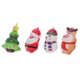 thumbnail image 2 of 12 juguetes navideños antiestrés de poliuretano de rebote lento para aliviar la ansiedad, adorno navideño de escritorio para niños y adultos., 2 of 7