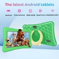 thumbnail image 6 of Kids Tablet, 7 inch Android 15 Tablet for Kids, 8GB+32GB 1TB Expand, Quad-Core Toddler Tablets with Shockproof Case, BT5.0, WiFi 5, Parental Control, Games, Dual Camera, 6 of 7