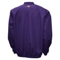 thumbnail image 3 of Men's Franchise Club Purple LSU Tigers Members Windshell V-Neck Pullover Jacket, 3 of 3