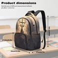 thumbnail image 7 of DISNIMO Deer Cross Print 17 Inch Sturdy Wear-Resistant Kids School Backpack, Adjustable Padded Straps Lightweight Book Bag for Boys Girls Daily School Use, 7 of 7