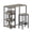 Grey, variant on TacleeKii 3-Piece Dining Set with Storage - Space-Saving for Small Kitchen, Grey
