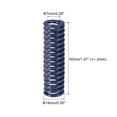 thumbnail image 2 of Troquel Resorte, 20uds 14mm OD 50mm Largo Espiral Estampado Liviana Carga Compresión Troquel Resortes para 3D Impresora Eléctrica Pieza, Azul, 2 of 5