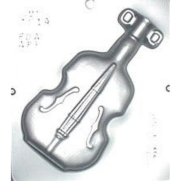 1214 Violin Chocolate Candy Mold