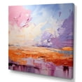 thumbnail image 2 of Designart "Horizon in Blush II" Abstract Landscape Wall Decor, 2 of 5