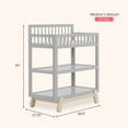 thumbnail image 2 of Dream On Me Hygge Changing Table, Greenguard Gold & JPMA Certified, Pebble Grey Oak, 2 of 6