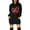 Black, variant on Baqcunre Hoodie Dress For Women Casual Pocket Love Letter Print Hooded Sweatshirt Dress(Black S-XXL),Womens Sweatshirt Womens Hoodies Graphic Hoodies Valentine'S Day Shirts For Women