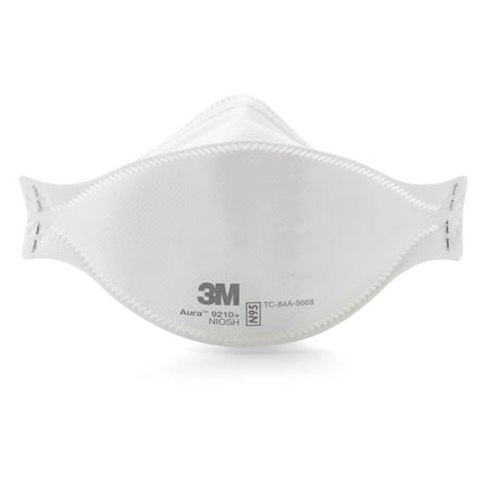 3M™ Aura N95 Particulate Respirators, 9205 , White, Pack Of 240 Respirators