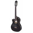 thumbnail image 2 of Ortega Guitars 6 String Family Series Pro Left-Handed Solid Top Thinline Acoustic-Electric Nylon Classical Guitar w/Bag, (RCE145LBK), 2 of 4