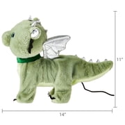 Kid Connection Walking Dragon Plush Toy, Interactive Stuffed Animal, Ages 3 and Up