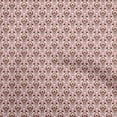 thumbnail image 1 of oneOone Rayon Brown Fabric Asian Block Print Tile Sewing Craft Projects Fabric Prints By Yard 56 Inch Wide, 1 of 4