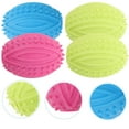 thumbnail image 3 of SHISUYAN 4 Pcs Dog Rugby Ball Football Pet Chew Toys Small Rubber Balls, 3 of 8
