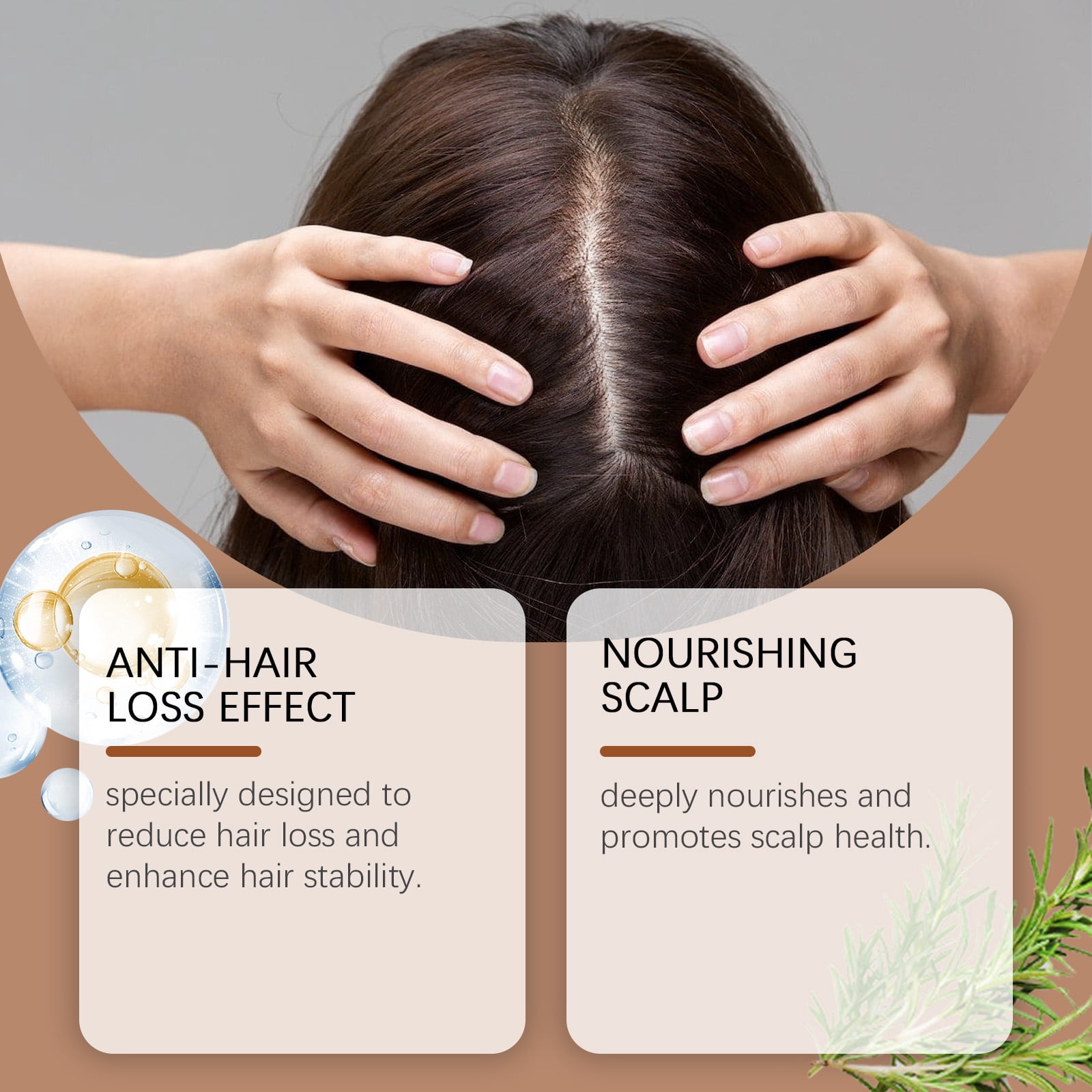Alvantor Batana Oil Shampoo with Rosemary Onion, Moisturizing & Strengthening Hair Care for All Hair Types, 4fl.oz