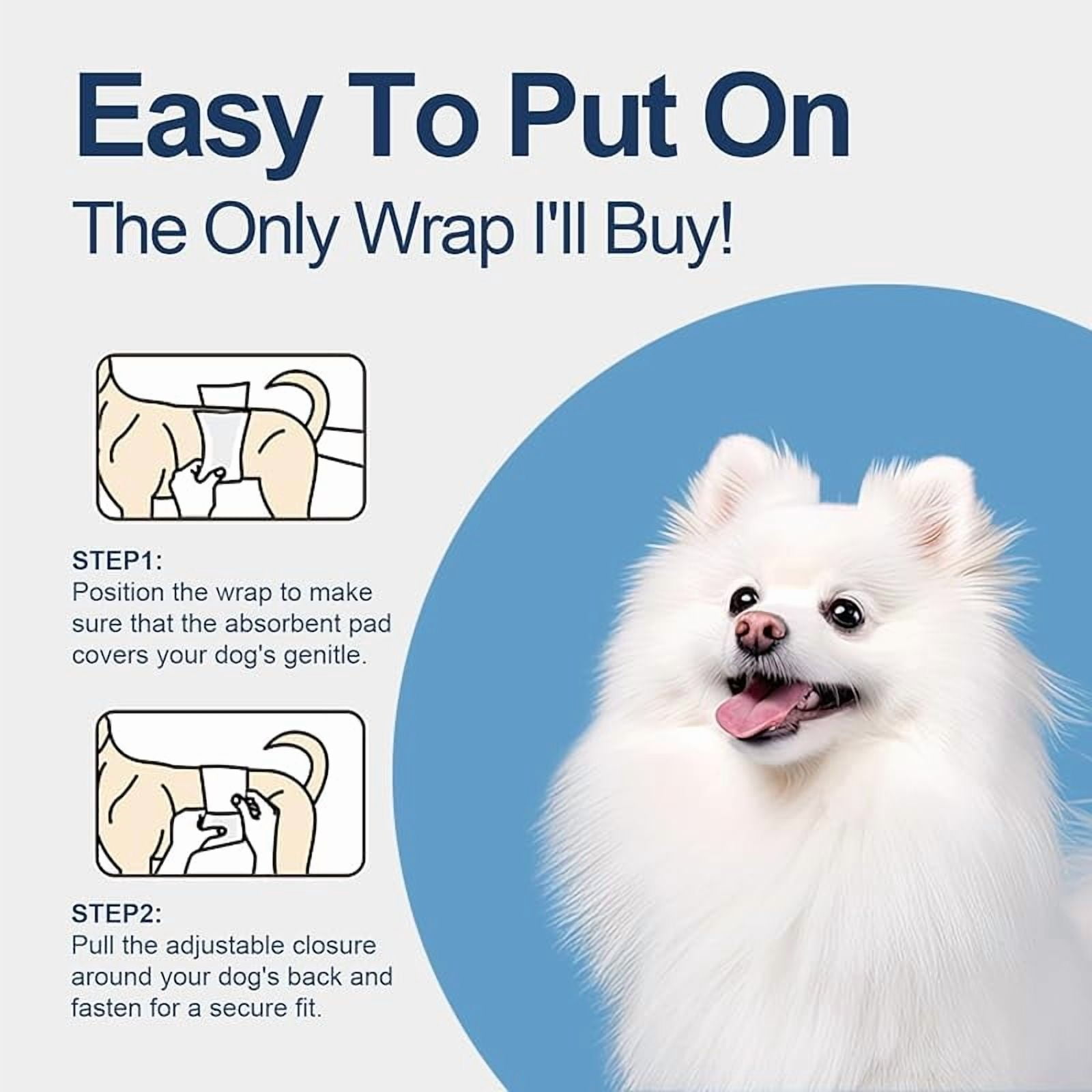 All-Absorb A26 Male Dog Wrap, 50 Count, Small