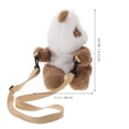 thumbnail image 2 of Bolso bandolera de peluche de panda para niños, bolso de hombro con diseño de panda de peluche, bolso de muñeca de animal esponjoso para niños pequeños, 2 of 7