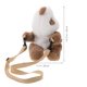 thumbnail image 2 of Bolso bandolera de peluche de panda para niños, bolso de hombro con diseño de panda de peluche, bolso de muñeca de animal esponjoso para niños pequeños, 2 of 7