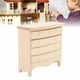 thumbnail image 5 of Gabinete de Cajones Múltiples en Miniatura, una escala 1:12 Casa de Cajones en Miniaturas superficies para suavizar la madera de abedul para niños, 5 of 7
