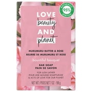Love Beauty and Planet Bountiful Bouquet Bar Soap Murumuru Butter and Rose 7 oz