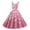 Watermelon Red, variant on LWavelet Valentine's 2026 Satin Heart Dress Women, Romantic Rose Print Sleeveless A Line Flowy Party Sundresses Red 2XL