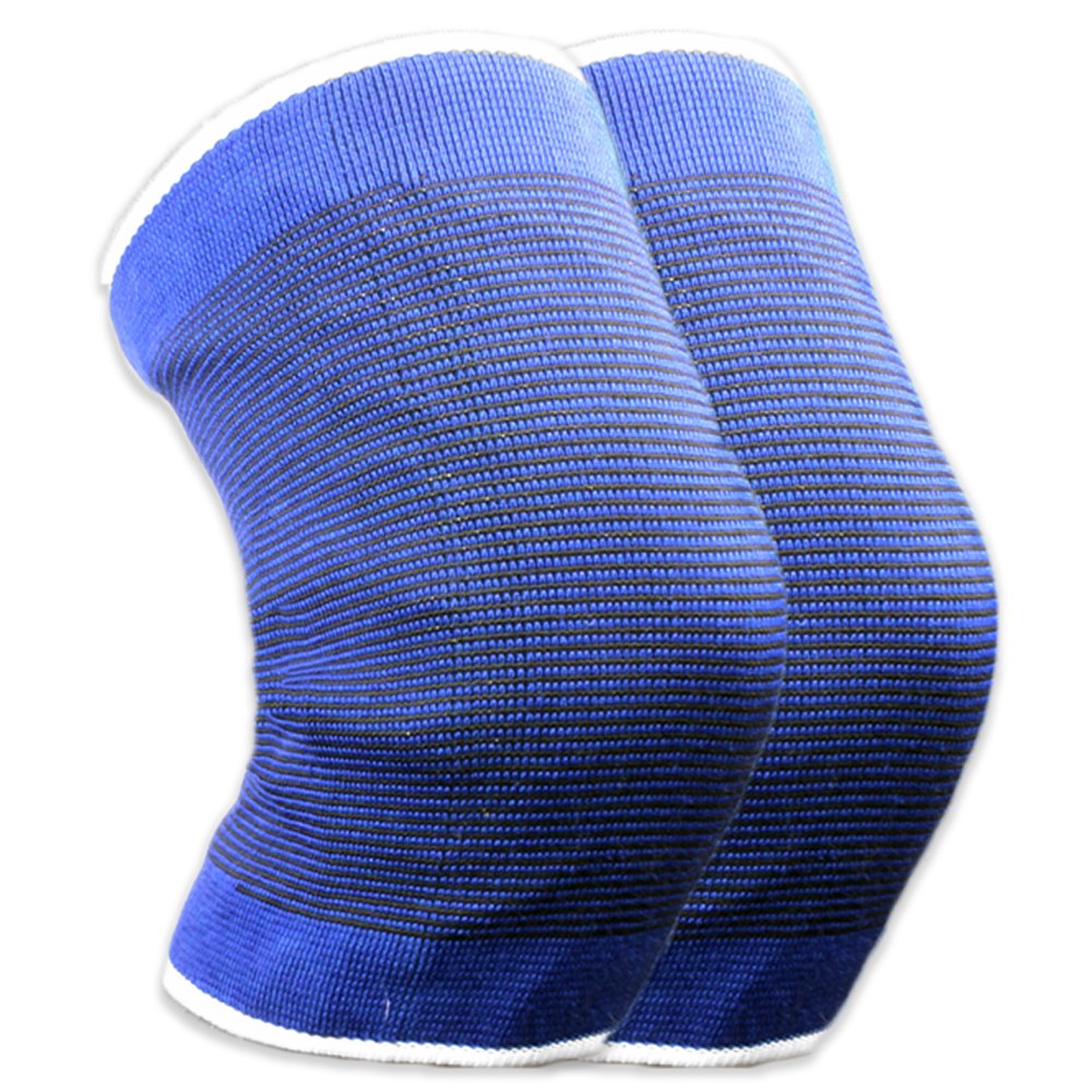 Blue Knee Brace Support Sleeve for Everyday Running Cycling Sports