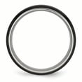 thumbnail image 2 of Primal Steel Titanium Beveled Edge 6mm Black IP Plated Satin/ Band, 2 of 8