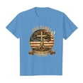 thumbnail image 5 of 250th Anniversary USA Shirts Kids United States 250th Anniversary Girls Boys T-Shirt America Flag Freedom Grace Graphic Tops 1-13 Years, 5 of 6