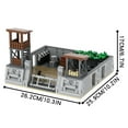 thumbnail image 6 of MOOXI WW2 Battlefield Military Soldier Base Building Set,Classic Creative Building Blocks Children Kit,Gifts for Kids(1117pcs), 6 of 8