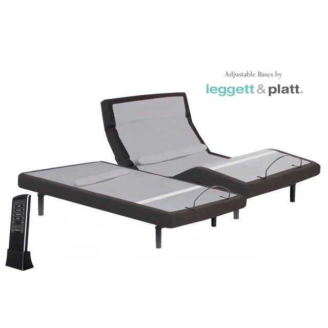 Prodigy Comfort Elite Adjustable Bed Base with Lumbar Support, Black