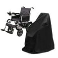 thumbnail image 5 of Wheelchair Cover Lightweight Protective Accessories Dustproof Durable Rainproof Electric Wheelchair Cover for Outdoor Travel , 100x75x100cm Black, 5 of 9