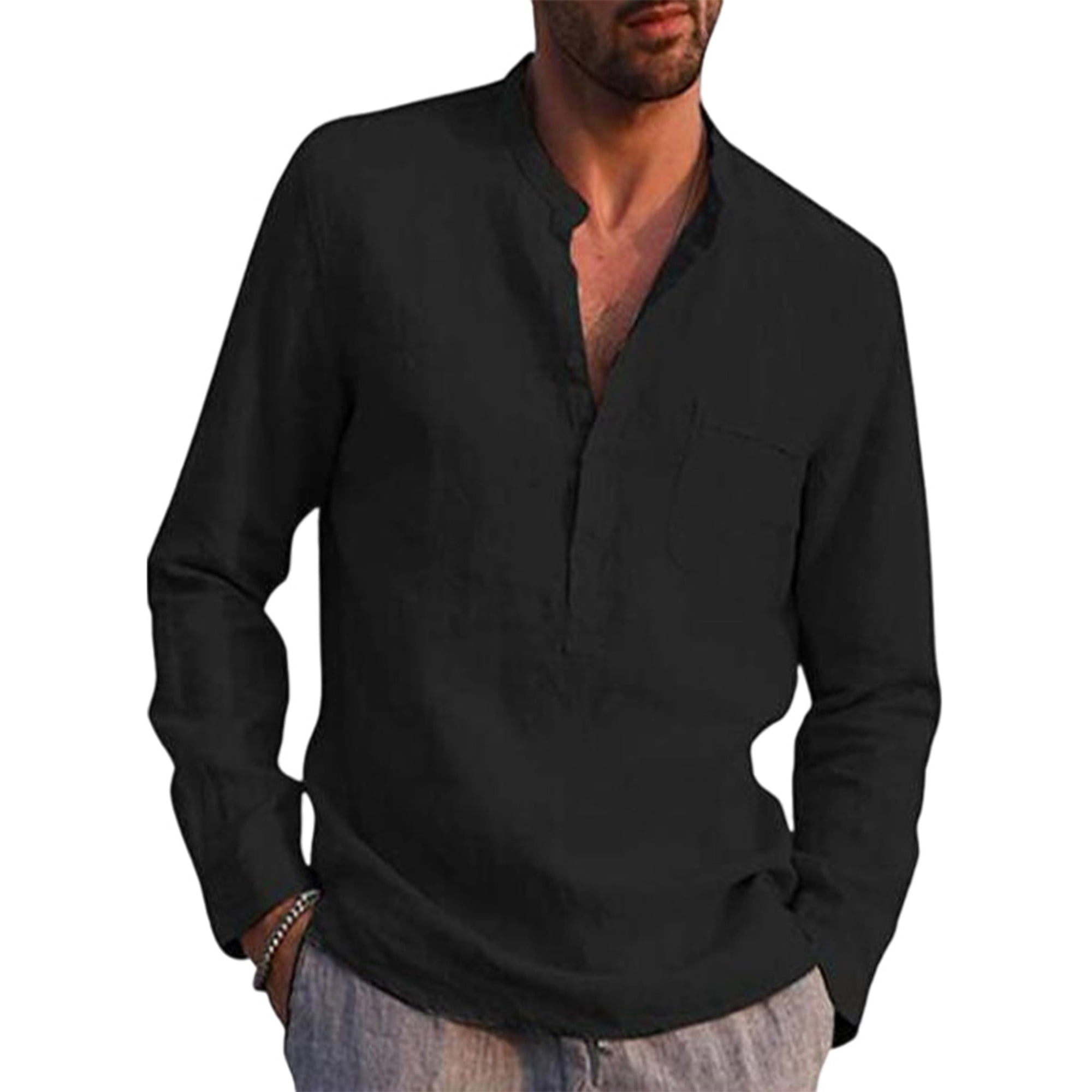 Black tops for men hotsell