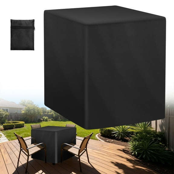 TSV Patio Furniture Cover Waterproof, Outdoor Table and Chair Cover, Heavy Duty Square Coffee Table Cover, UV Resistant Snow Protection for Outdoor Dining Tables
