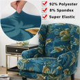 thumbnail image 3 of Wing Back Chair Covers with Arms Piece Slipcovers for Armchair Washable Stretch Print Pattern Wingback Chair Cover Furniture Protector Geometry, 3 of 8