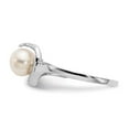 thumbnail image 3 of Real 14kt White Gold FW Cultured Pearl FW Cultured Pearl Ring Size: 6; for Adults and Teens; for Women and Men, 3 of 5
