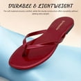thumbnail image 3 of Flip Flops for Women Thong Flat Sandals Lightweight Minimalist Non-Slip Memory Foam Sole Open Toe Casual Vacation Daily Essentials Classic Beach Slippers, 3 of 7