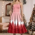 thumbnail image 5 of Yindaity Dress for Teens Wedding Guest Sleeveless Lace Formal Christmas Dresses(Pink,2XL), 5 of 5