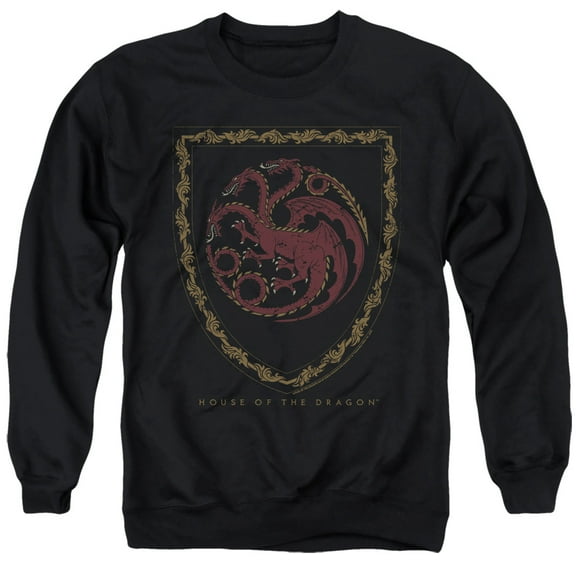 House of The Dragon, Dragon Shield Vintage Dark Unisex Adult Crewneck Sweatshirt