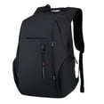 thumbnail image 1 of Mochila para hombre de 15,6 pulgadas con carga USB, impermeable, para ordenador portátil, informal, de negocios, 1 of 2
