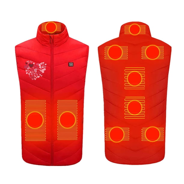 Chaquetas y abrigos casuales sin mangas y sin capucha, de talla grande, para hombre y mujer. Chaqueta térmica de invierno para mujer.