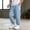 2al-Sky Blue, variant on 5-6T Boys Pants Joggers Boys Girls Cotton Linen Pants Loose Fit Joggers Casual Summer Lounge Baggy Flowy Harem Pants Pockets