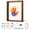 Brown, variant on Wooden Transparent Handprint Frame, DIY Handprint Keepsake Craft Kit with 6 Paints