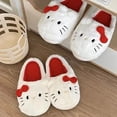 thumbnail image 6 of AUHIFVAX Plush Slippers Animal Cat Kawaii Cute Student Autumn Winter Bedroom Soft Padded Plush Bedroom Aldult Shoes Girls Xmas, 6 of 8