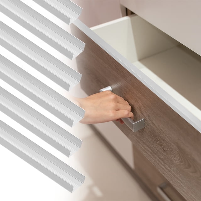 6pack 18" Cabinet Edge Protectors for 13/16" Kitchen Cabinets Frame, Grey