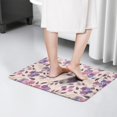 thumbnail image 4 of Pioneer Flower Floral Print Flannel Non Slip Door Rugs,Washable Door Mats Indoor,Decorative Door Mats,Dirt-Resistant and Absorbent Doormat for Entrance,Bedroom,Kitchen,Bathroom,31.5"x17", 4 of 4