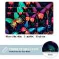 thumbnail image 2 of Butterfly Non-Slip Machine Washable Polyester Floor Carpet Office Rug Chair Mats, 2 of 6